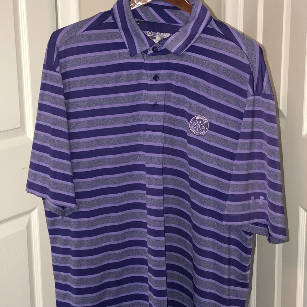 UNDER ARMOUR GOLF Shirt with  heat gear technology xxl - Picture 2 of 6